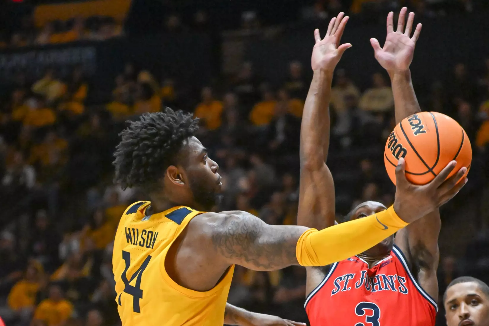 Seth Wilson scoops for two.