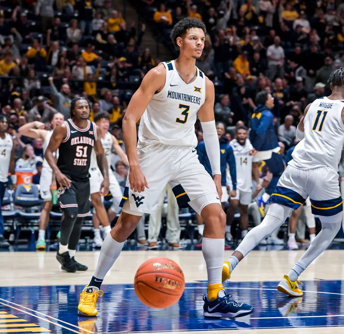 Tre Mitchell stares down a big slam.
