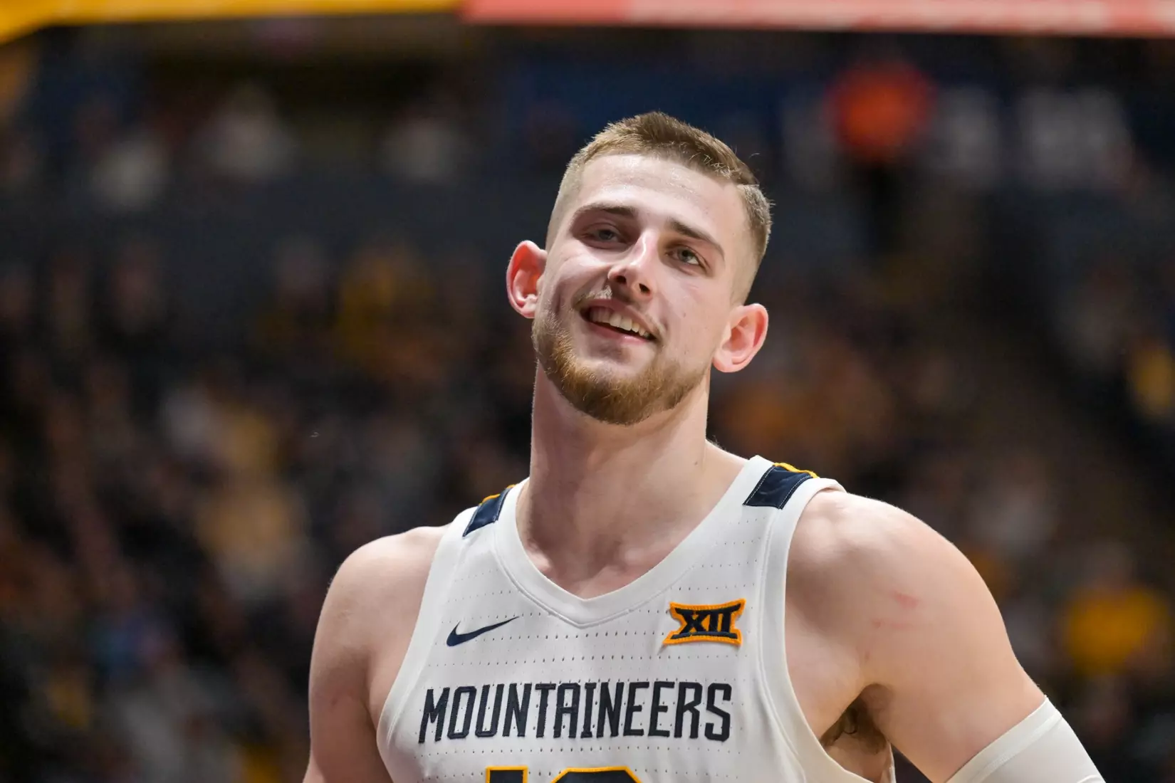 Erik Stevenson is all smiles.