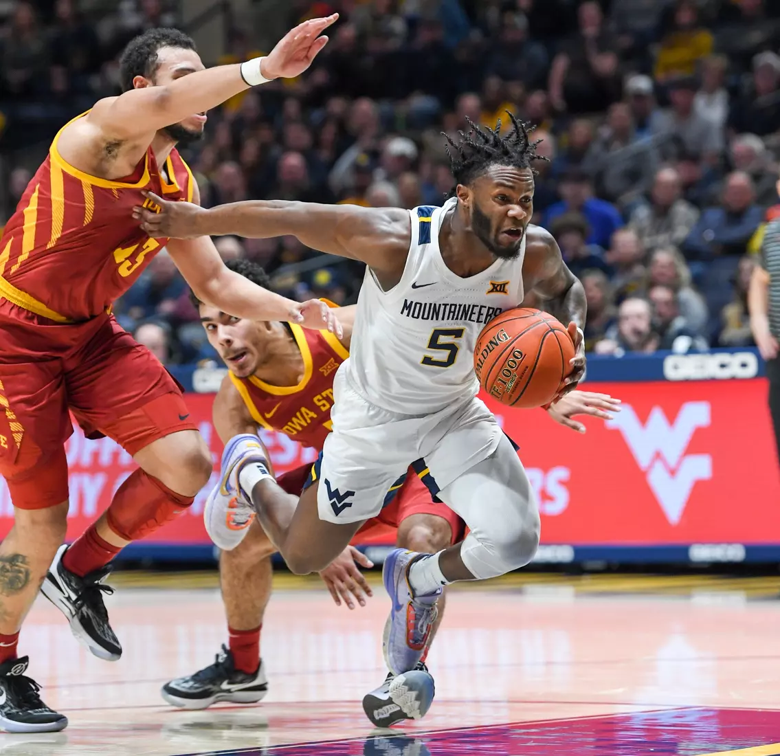 Joe Toussaint is tripped up.