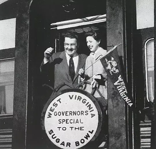 Gov. William C. Marland and Wife at Sugar Bowl