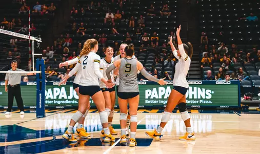 Volleyball Team Celebration