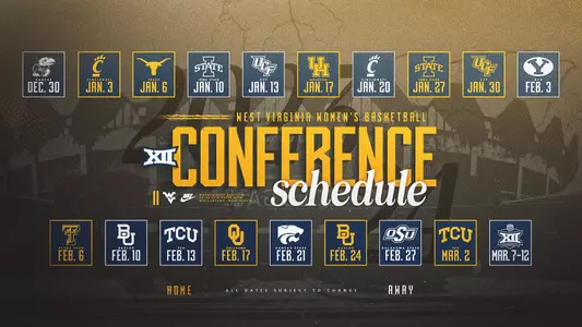 2023-24 WBB Big 12 Schedule