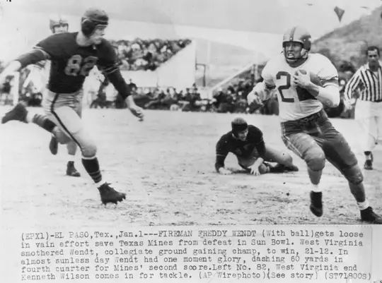 1948 Sun Bowl action