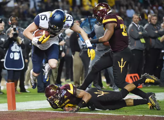 2016 Cactus Bowl action - David Sills