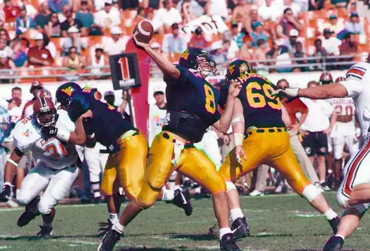 1995 Carquest Bowl action - Chad Johnston