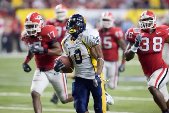 2006 Sugar Bowl action - Steve Slaton