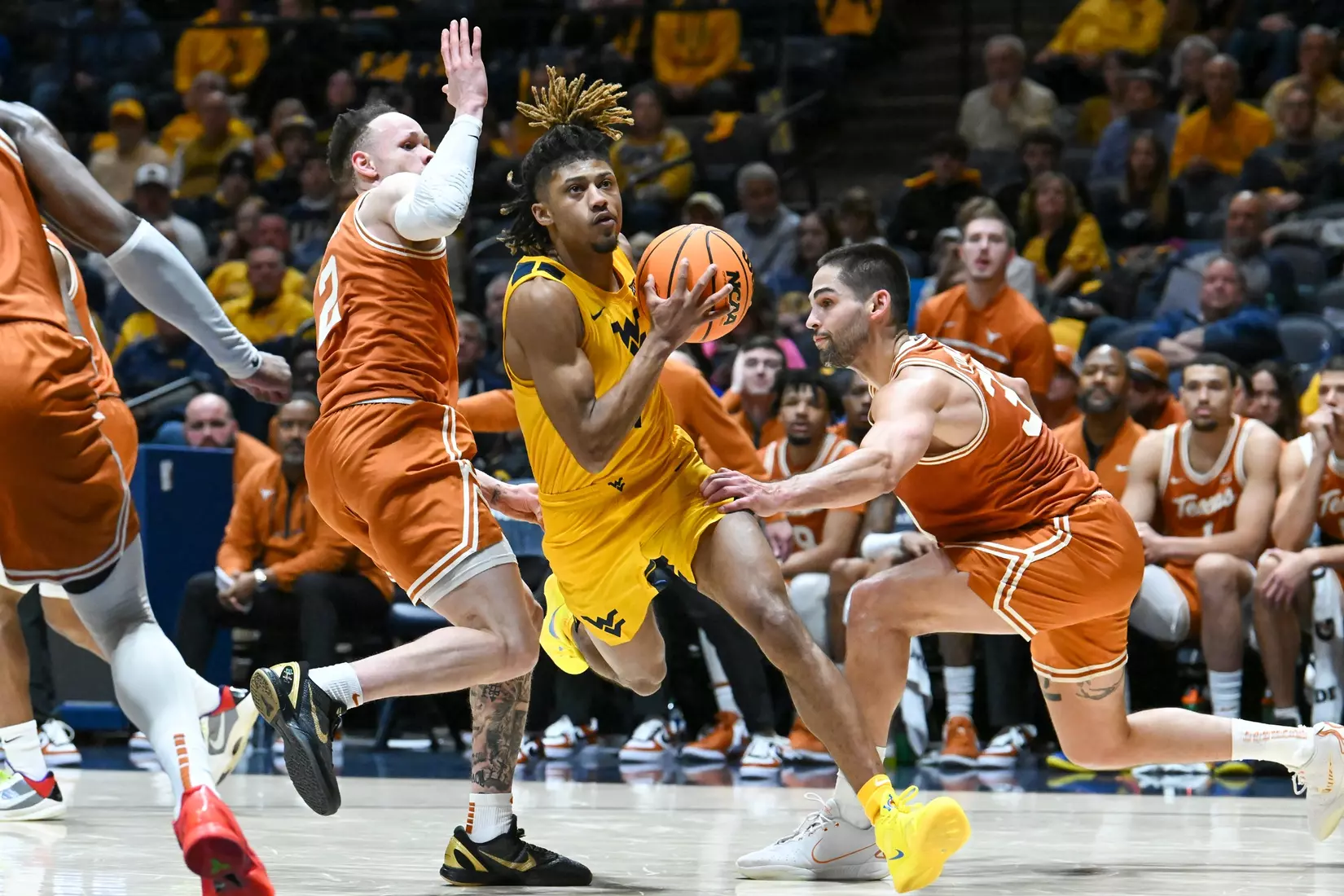 Noah Farrakhan drives.