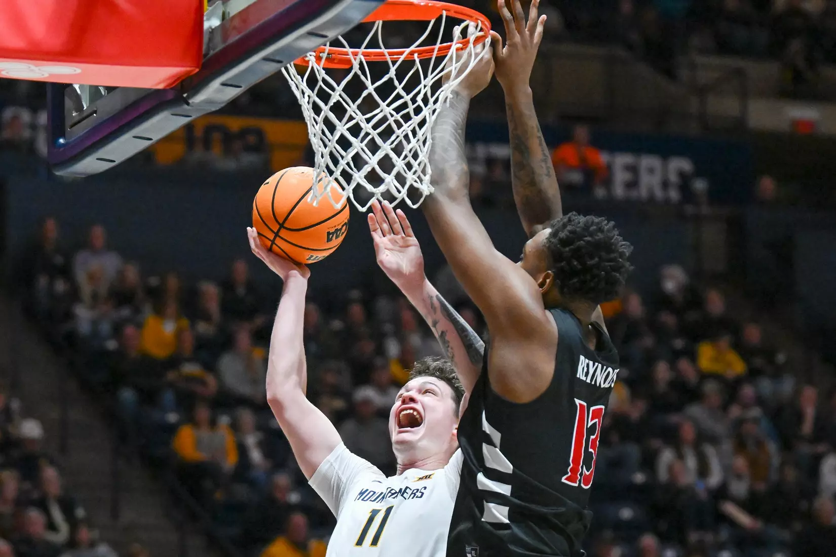 Quinn Slazinski shoots and scores.