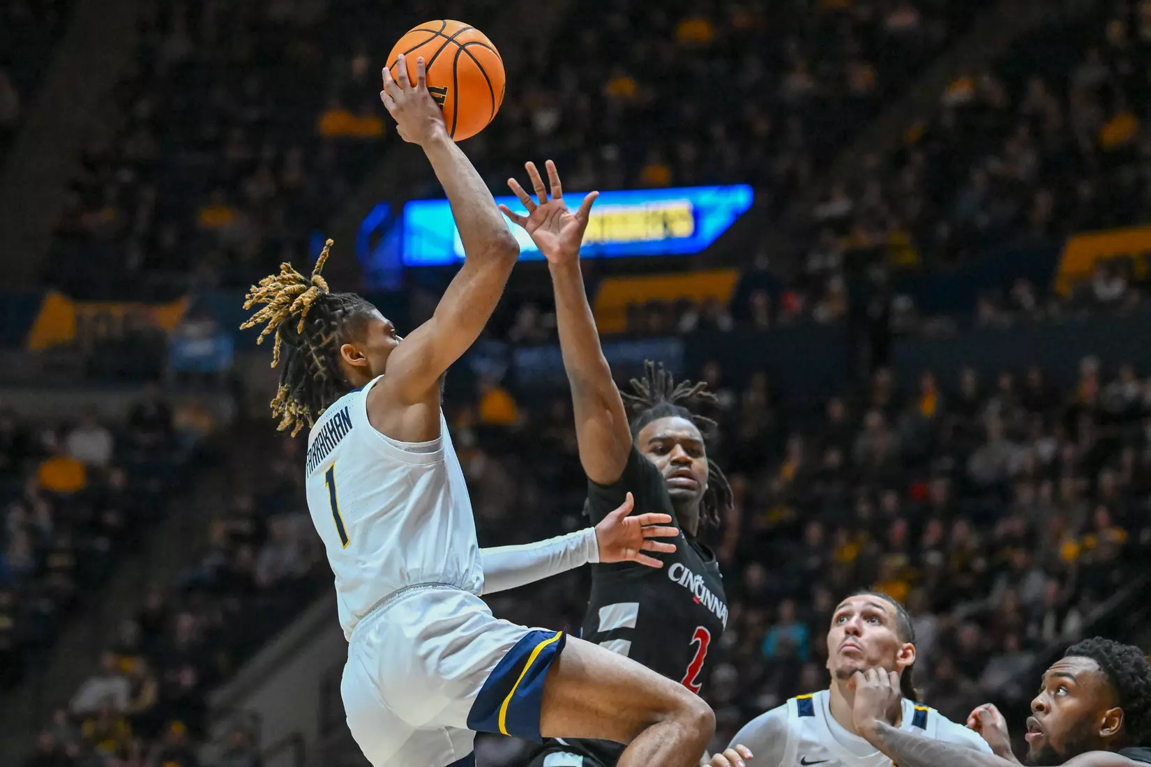 Noah Farrakhan shoots.