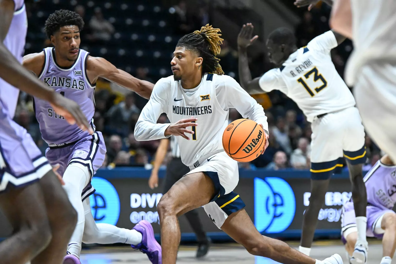 Noah Farrakhan drives.