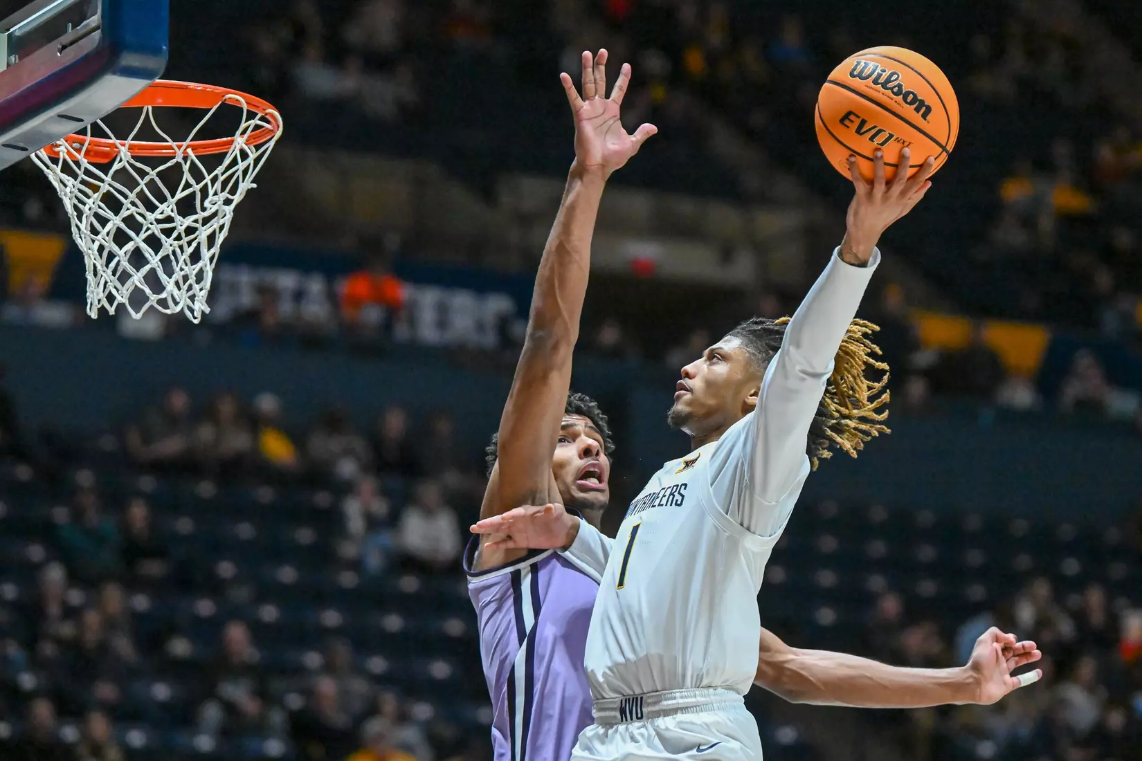 Noah Farrakhan drives.