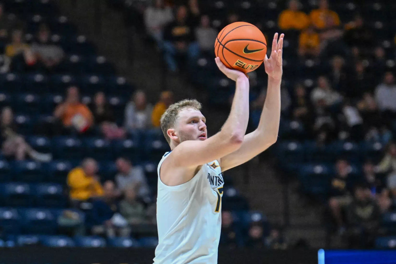 Game action of WVU vs University of Charleston Friday night at the WVU Coliseum.