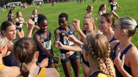 Cross Country team huddle