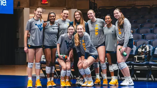 Volleyball team with seniors