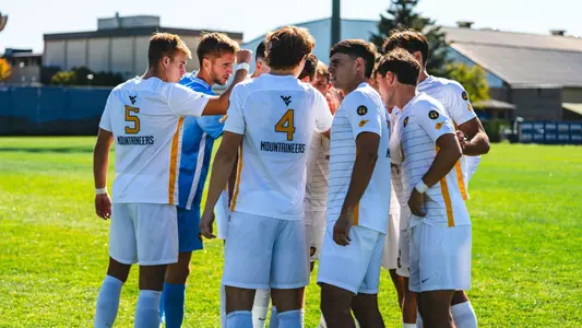 Men's Soccer Huddle