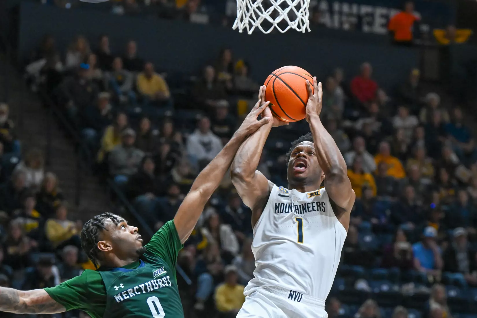 WVU vs Mercyhurst game action
