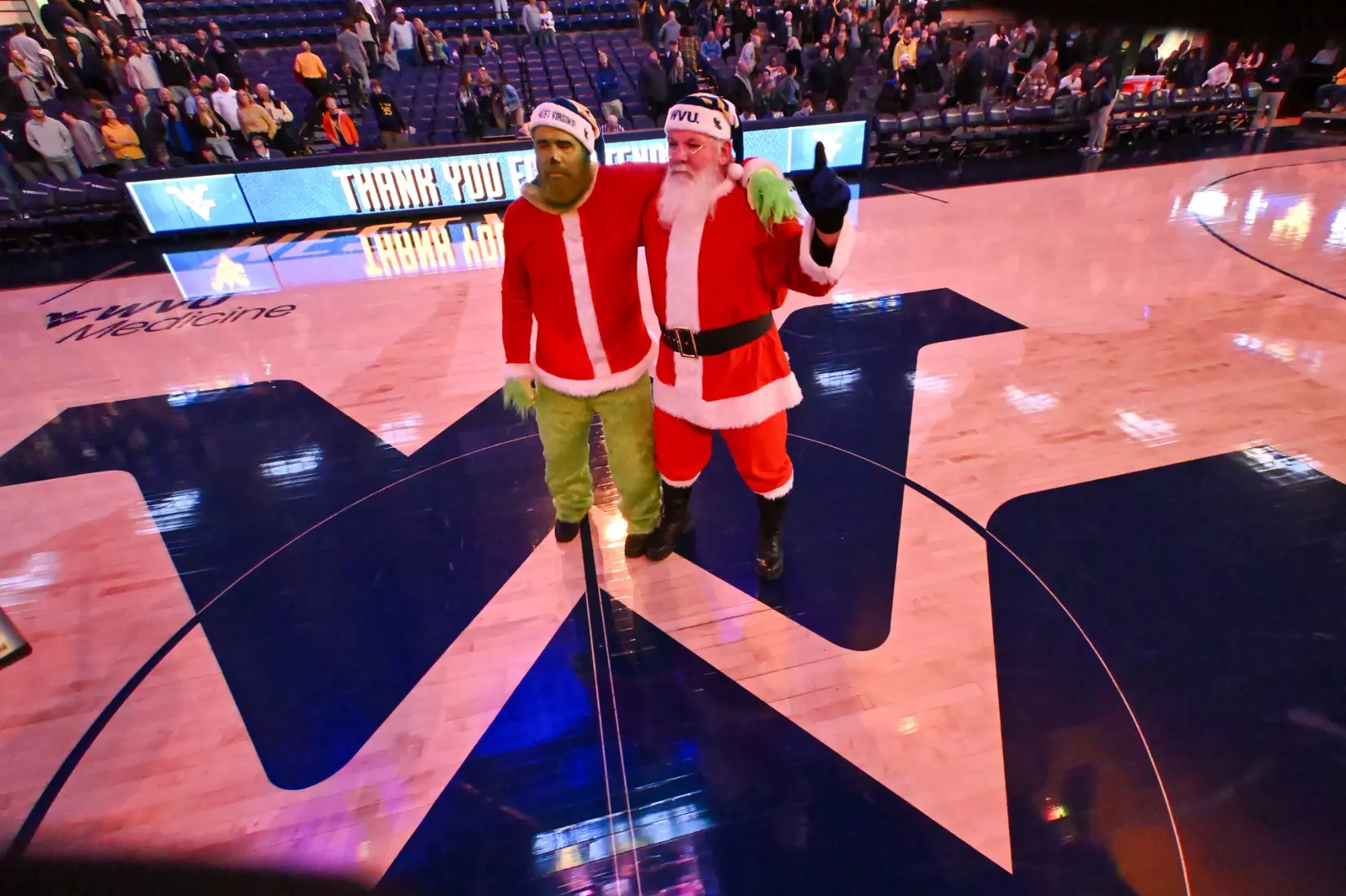 WVU vs Mercyhurst post-game action
