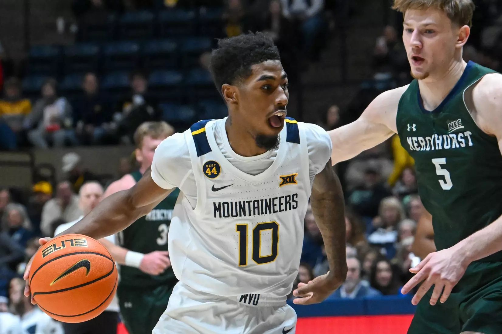 WVU vs Mercyhurst game action