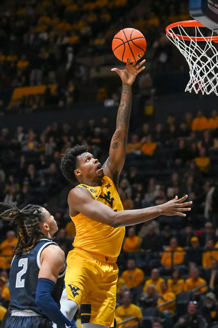 WVU vs Georgetown action at the WVU Coliseum Friday, Dec. 6, 2024.