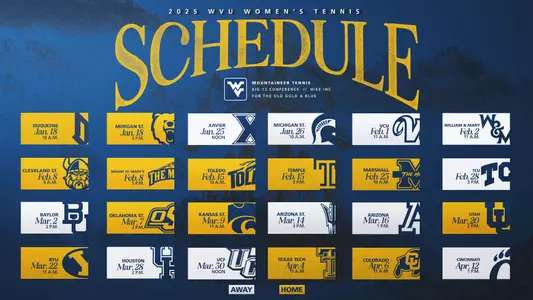 Tennis 2025 Schedule graphic