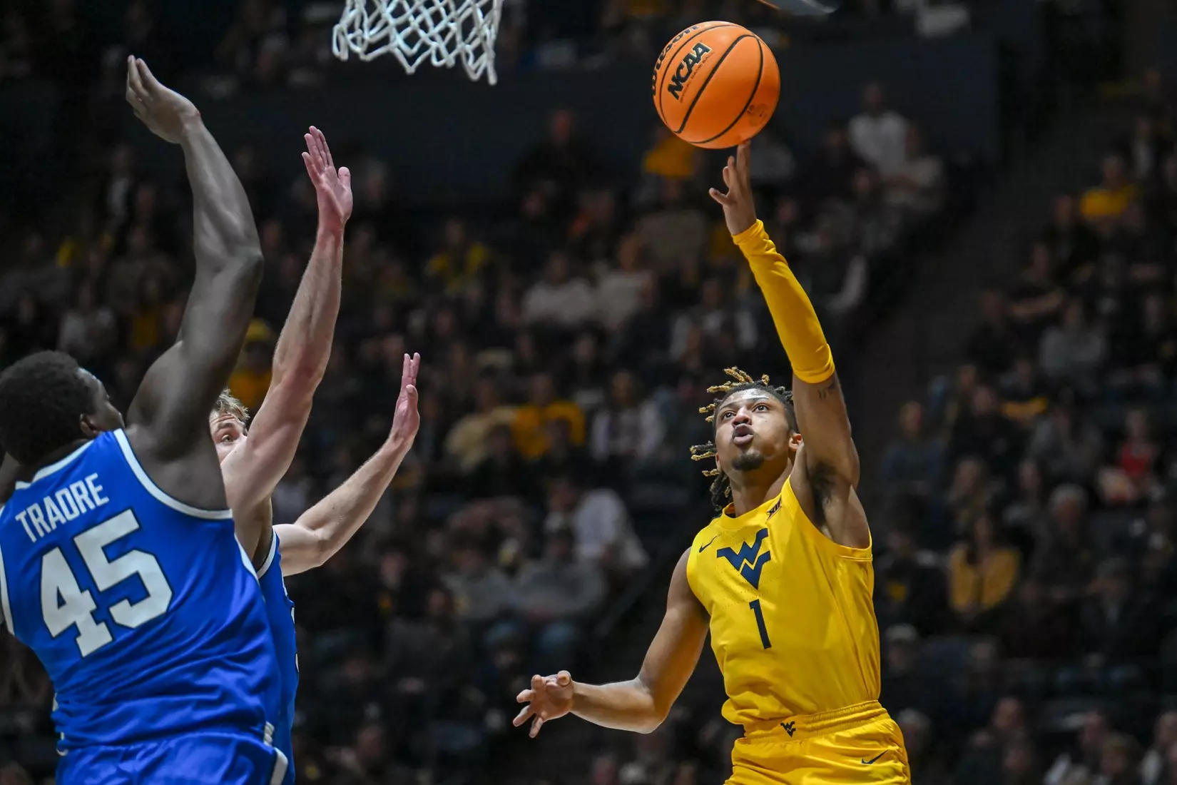 Noah Farrakhan shoots.