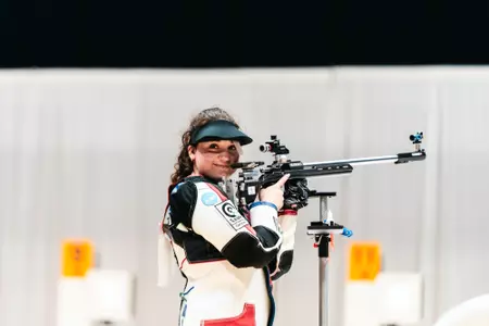 Mary Tucker at 2024 NCAA Rifle Championship