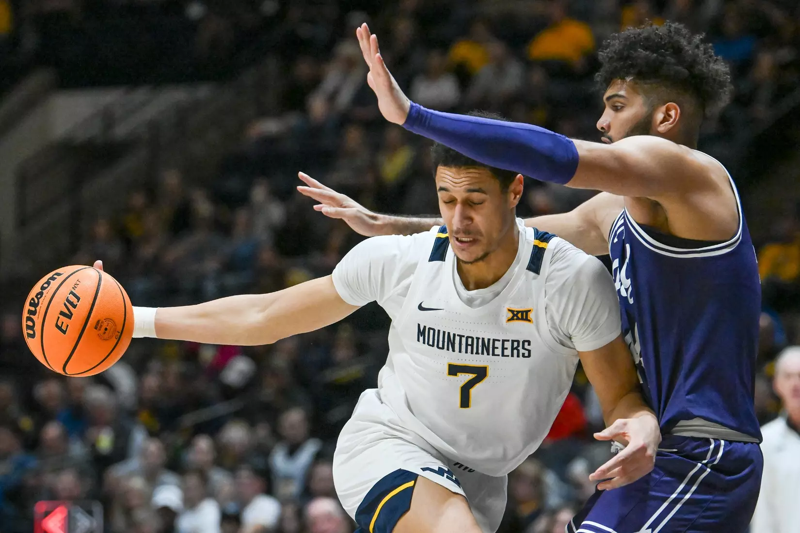 Jesse Edwards drives.