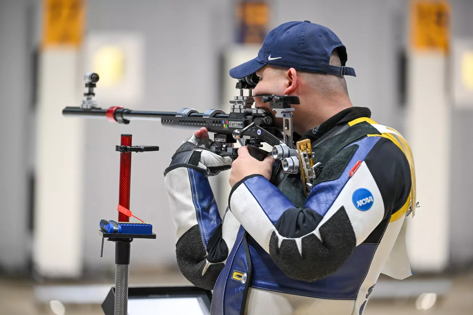 WVU Rifle team smallbore action