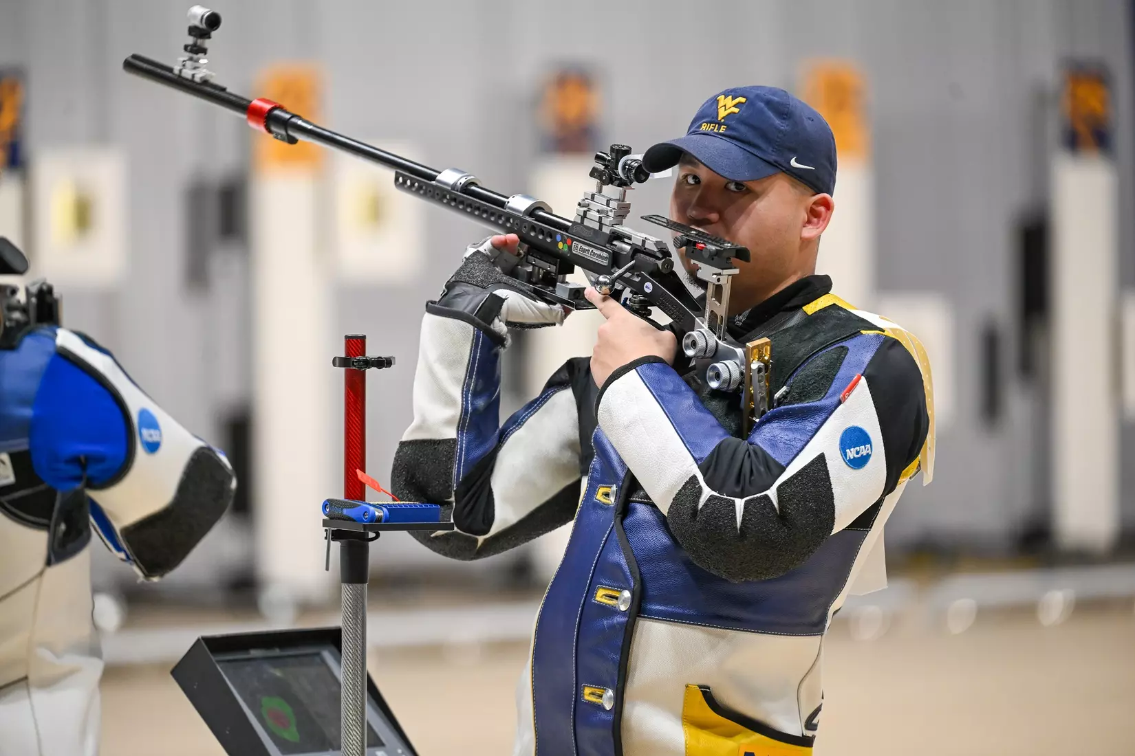 WVU Rifle team smallbore action