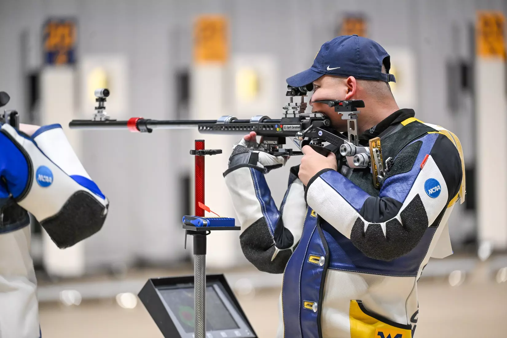 WVU Rifle team smallbore action