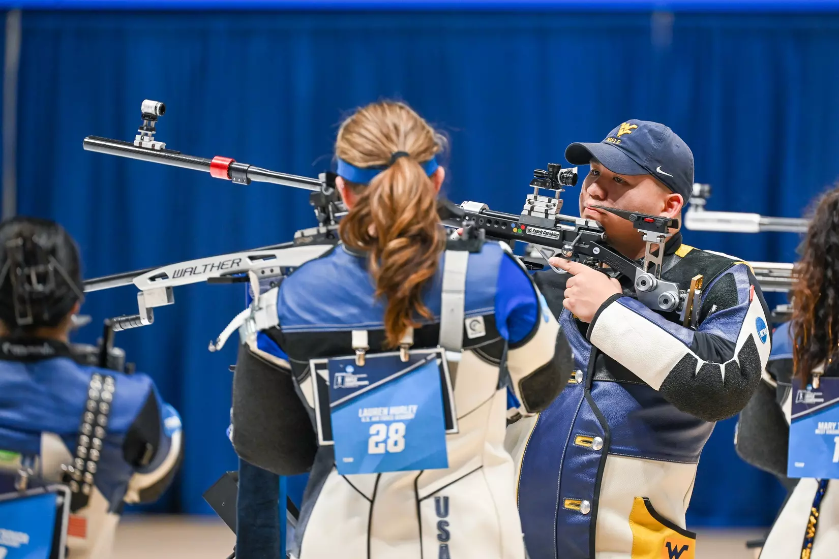 WVU Rifle team smallbore action
