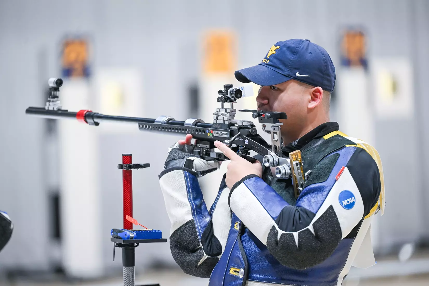 WVU Rifle team smallbore action