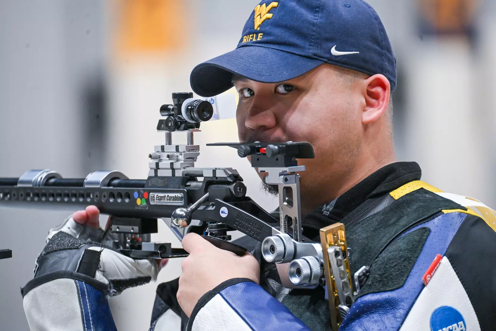 WVU Rifle team smallbore action