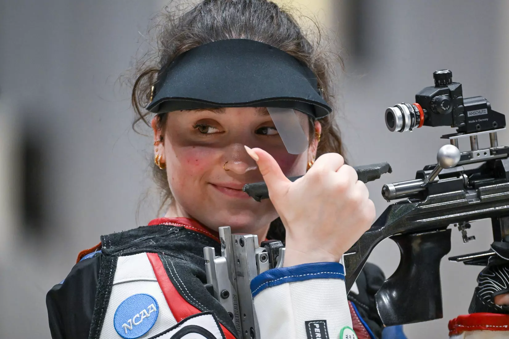 WVU Rifle team smallbore action