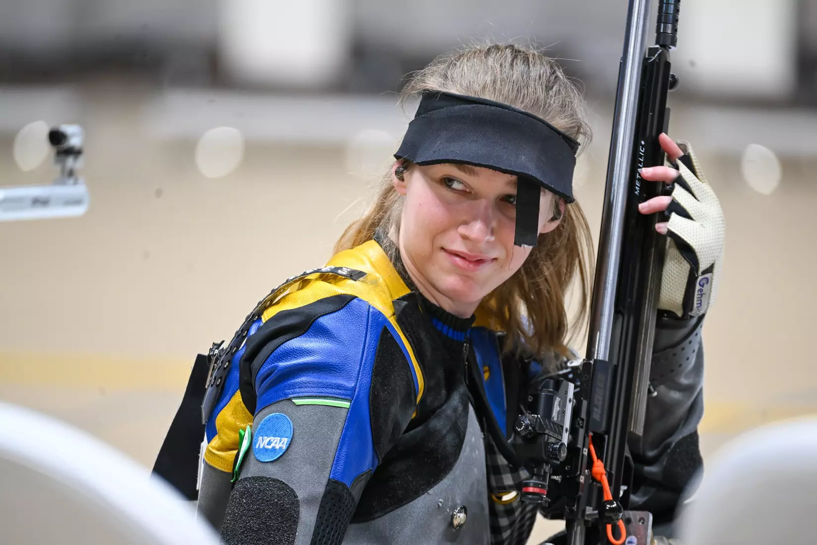 WVU Rifle team smallbore action