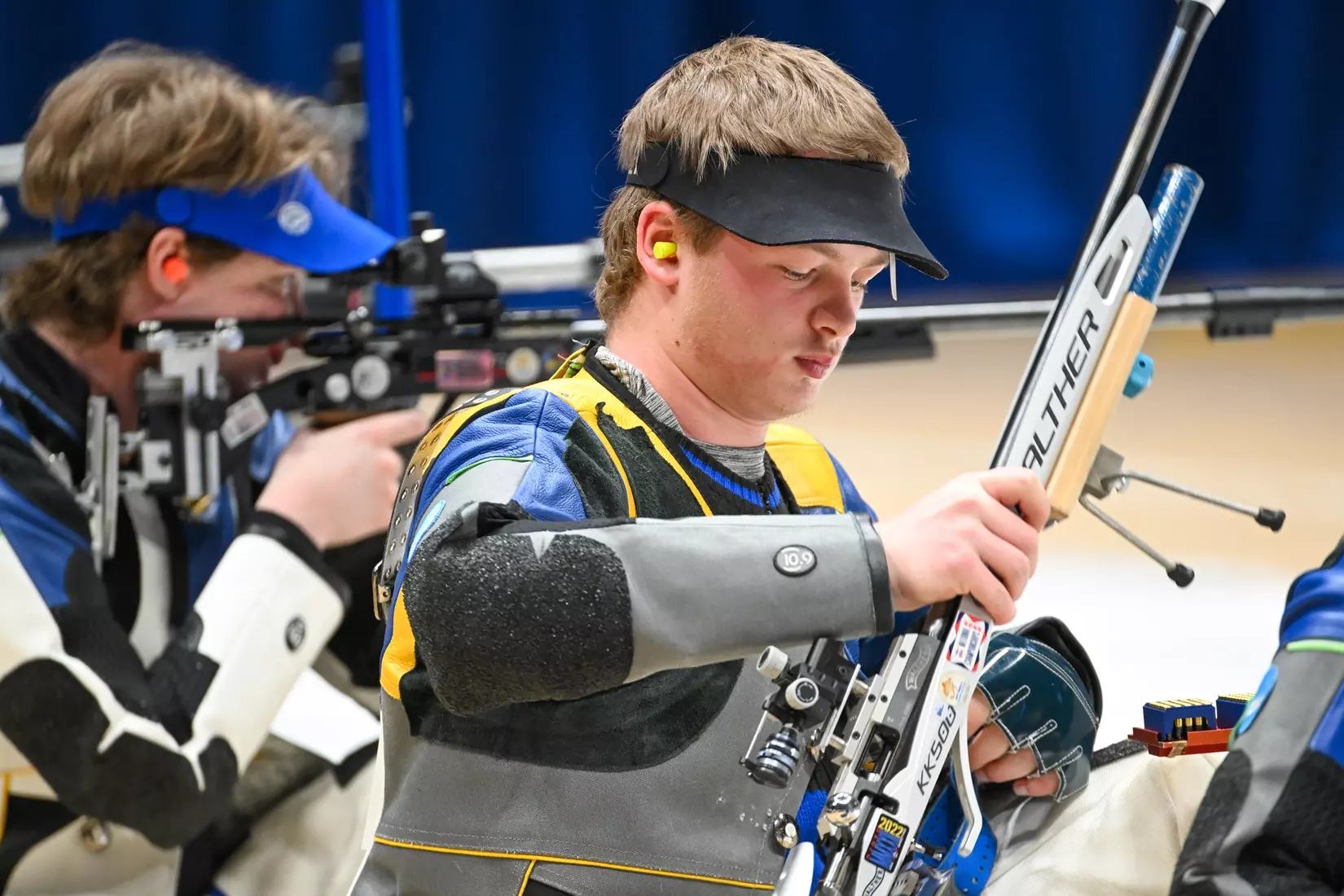 WVU Rifle team smallbore action