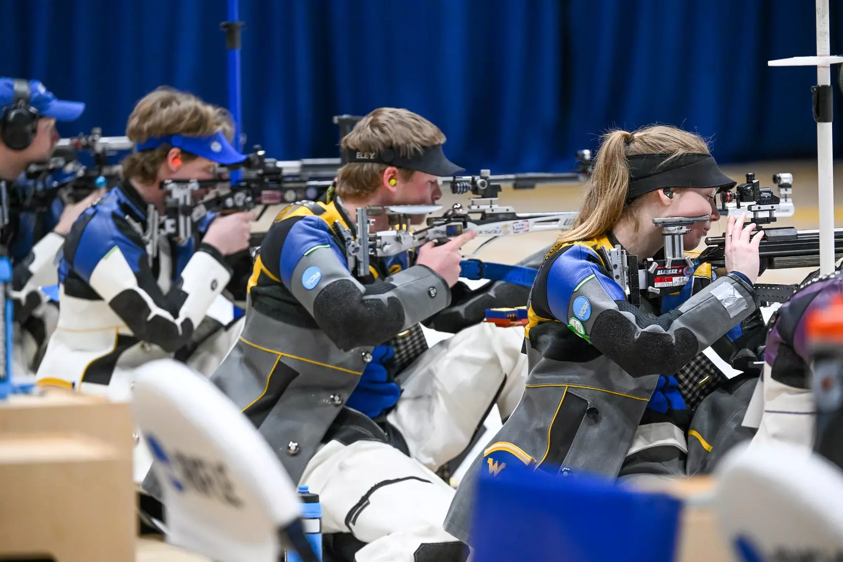 WVU Rifle team smallbore action