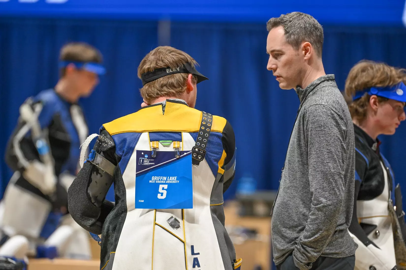 WVU Rifle team smallbore action