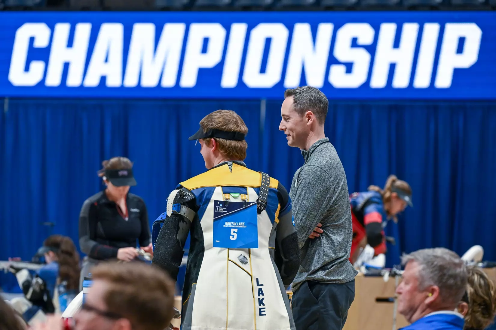 WVU Rifle team smallbore action