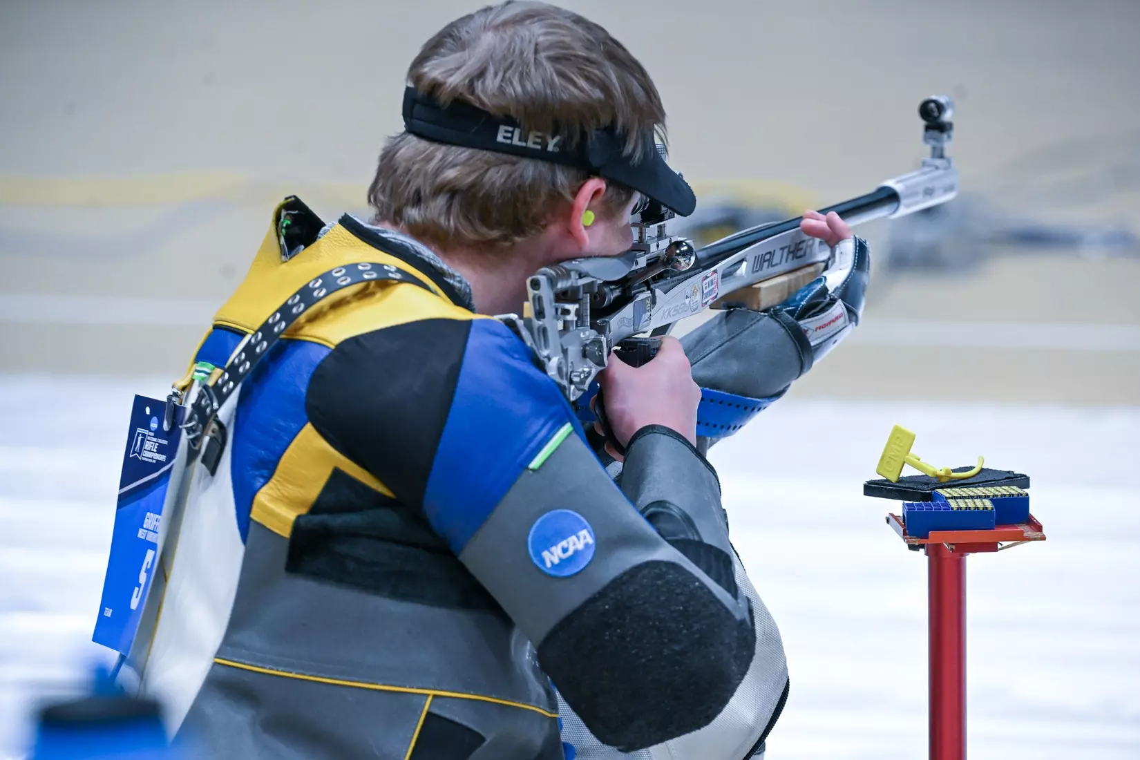 WVU Rifle team smallbore action