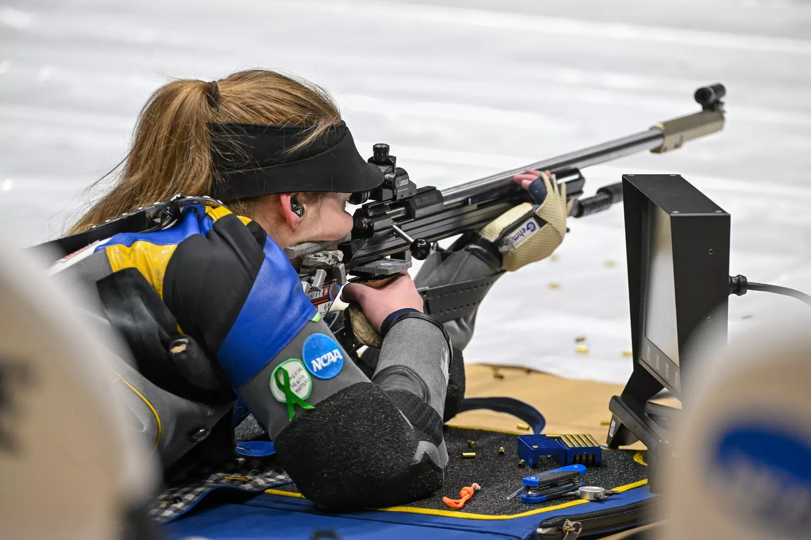 WVU Rifle team smallbore action
