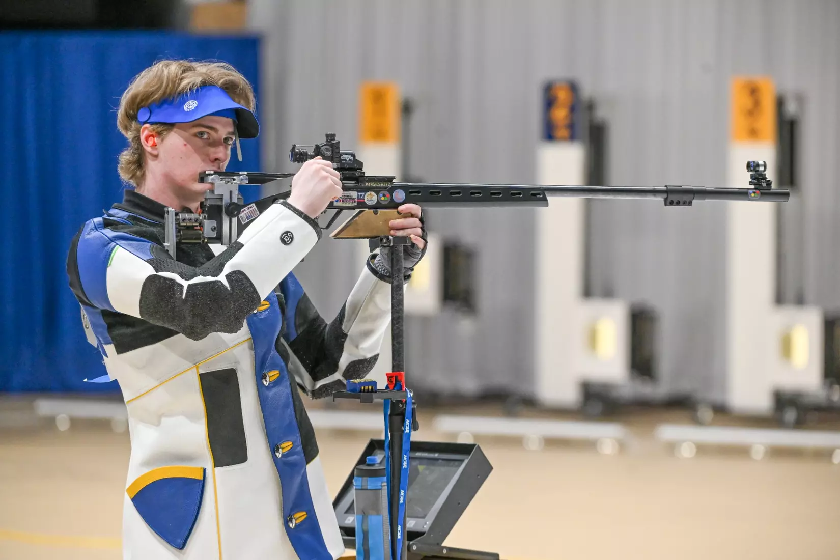 WVU Rifle team smallbore action