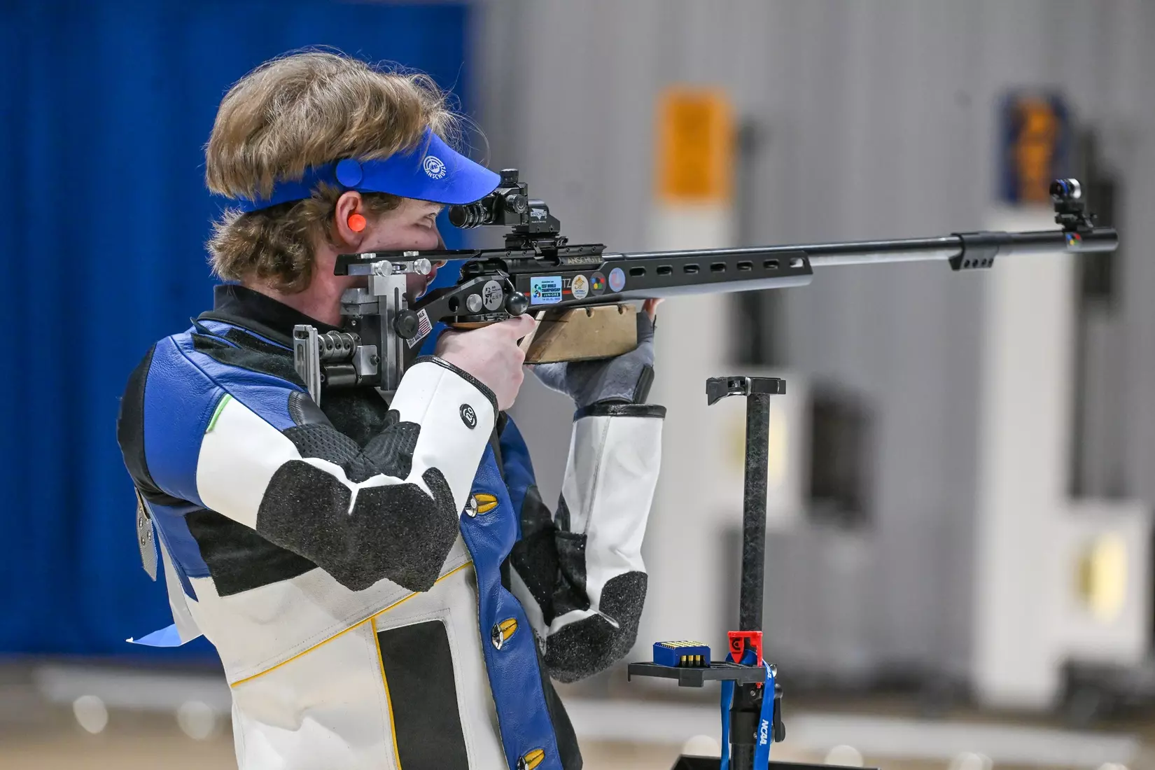 WVU Rifle team smallbore action