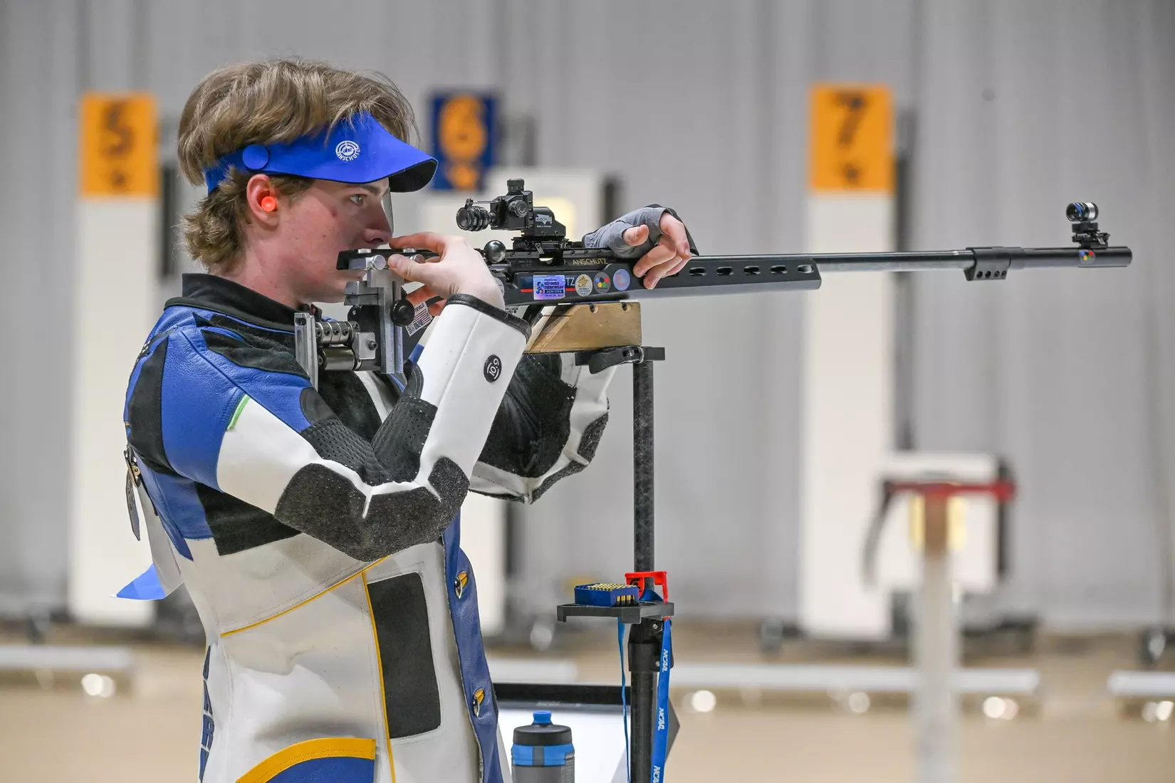 WVU Rifle team smallbore action