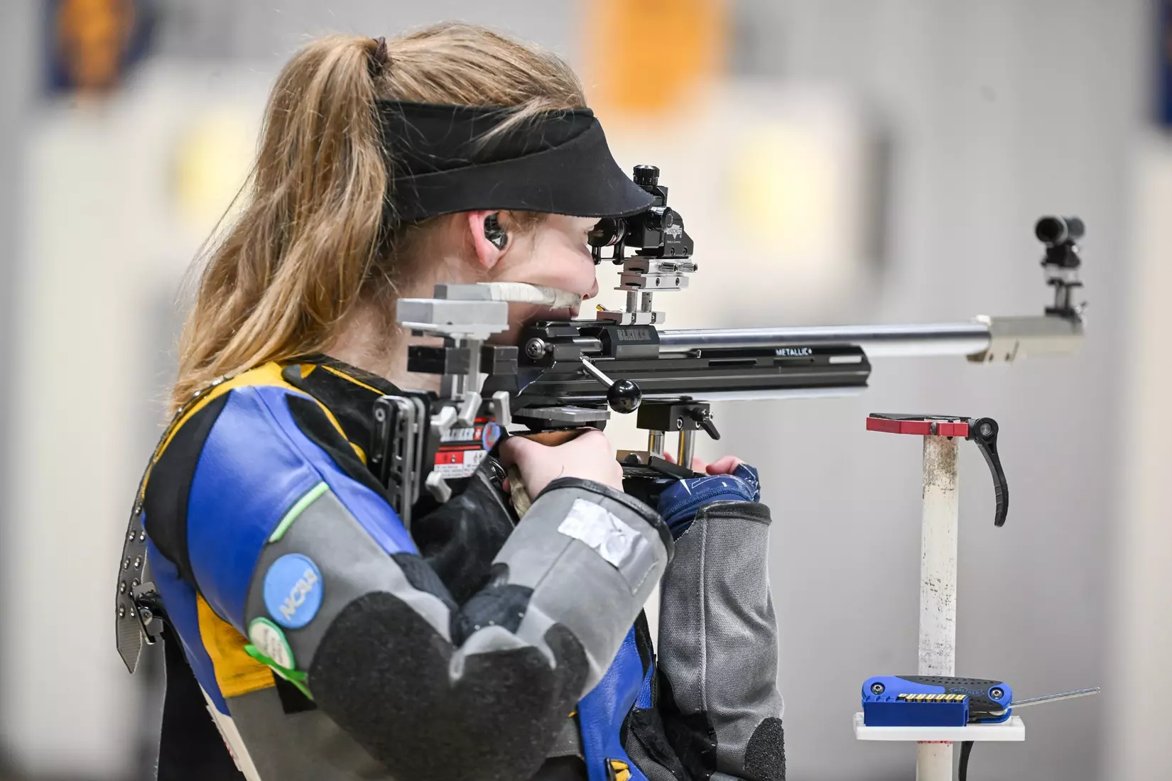 WVU Rifle team smallbore action