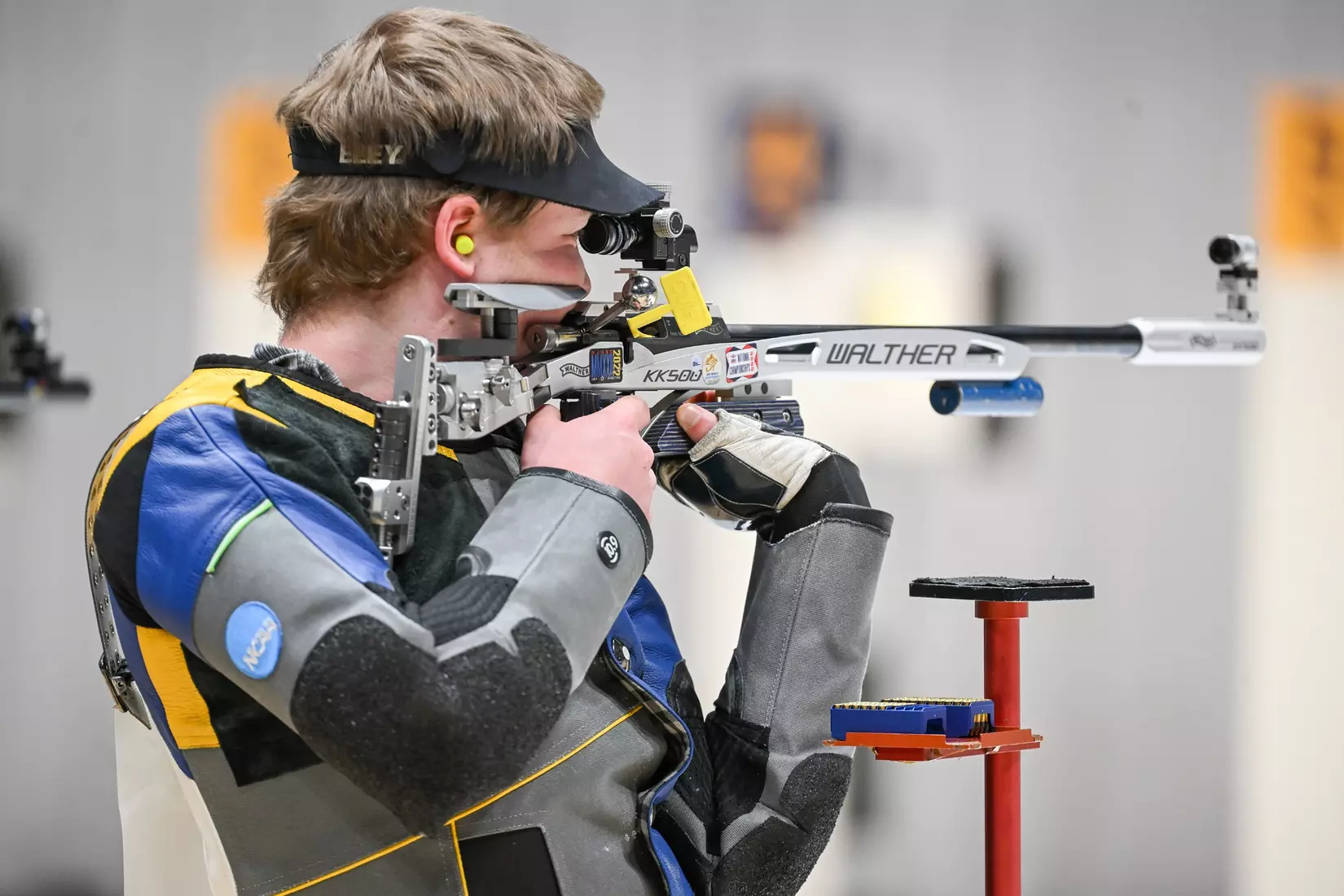WVU Rifle team smallbore action
