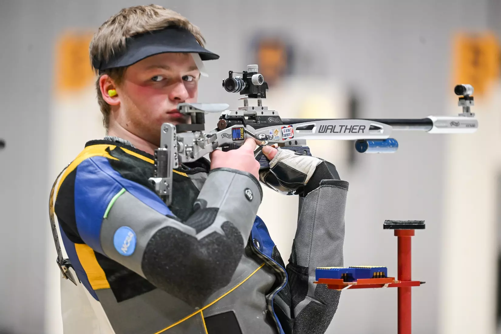 WVU Rifle team smallbore action