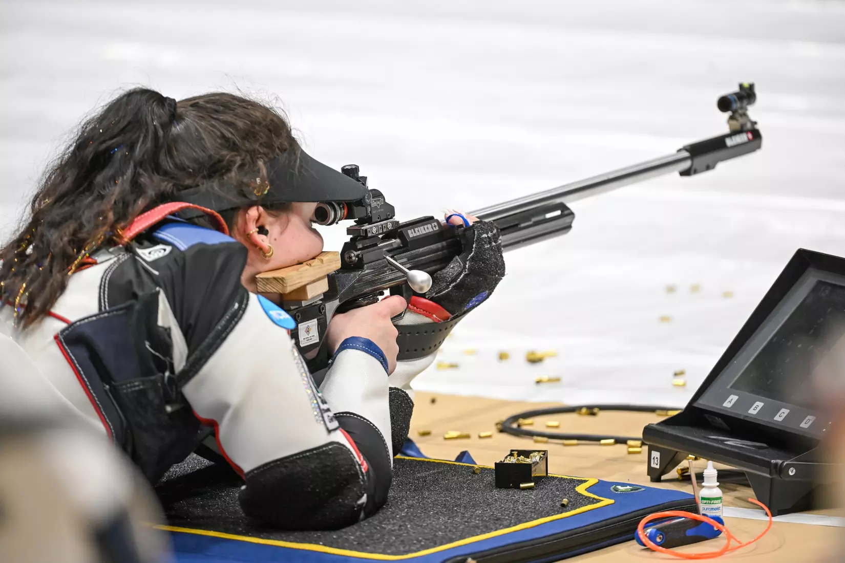 WVU Rifle team smallbore action