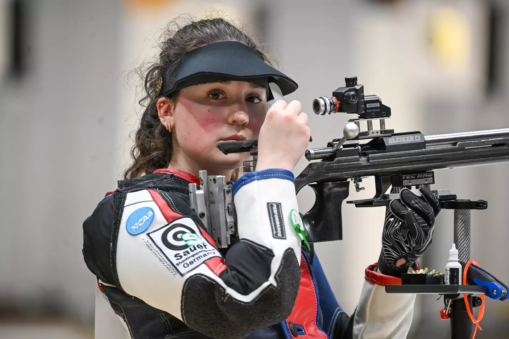 WVU Rifle team smallbore action